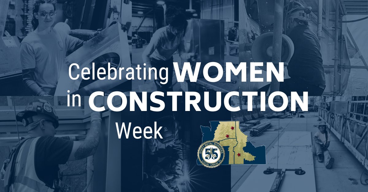 smartlocal55's tweet photo. WOMEN IN CONSTRUCTION WEEK... @SMARTLocal55 is proud to recognize the hardworking women across the skilled trades who are breaking barriers and building the future.

#WomenInConstruction #UnionProud #SMARTUnion #SMARTNWRC #SMARTLocal55 #SMW55 https://t.co/yMbQxAbyPv