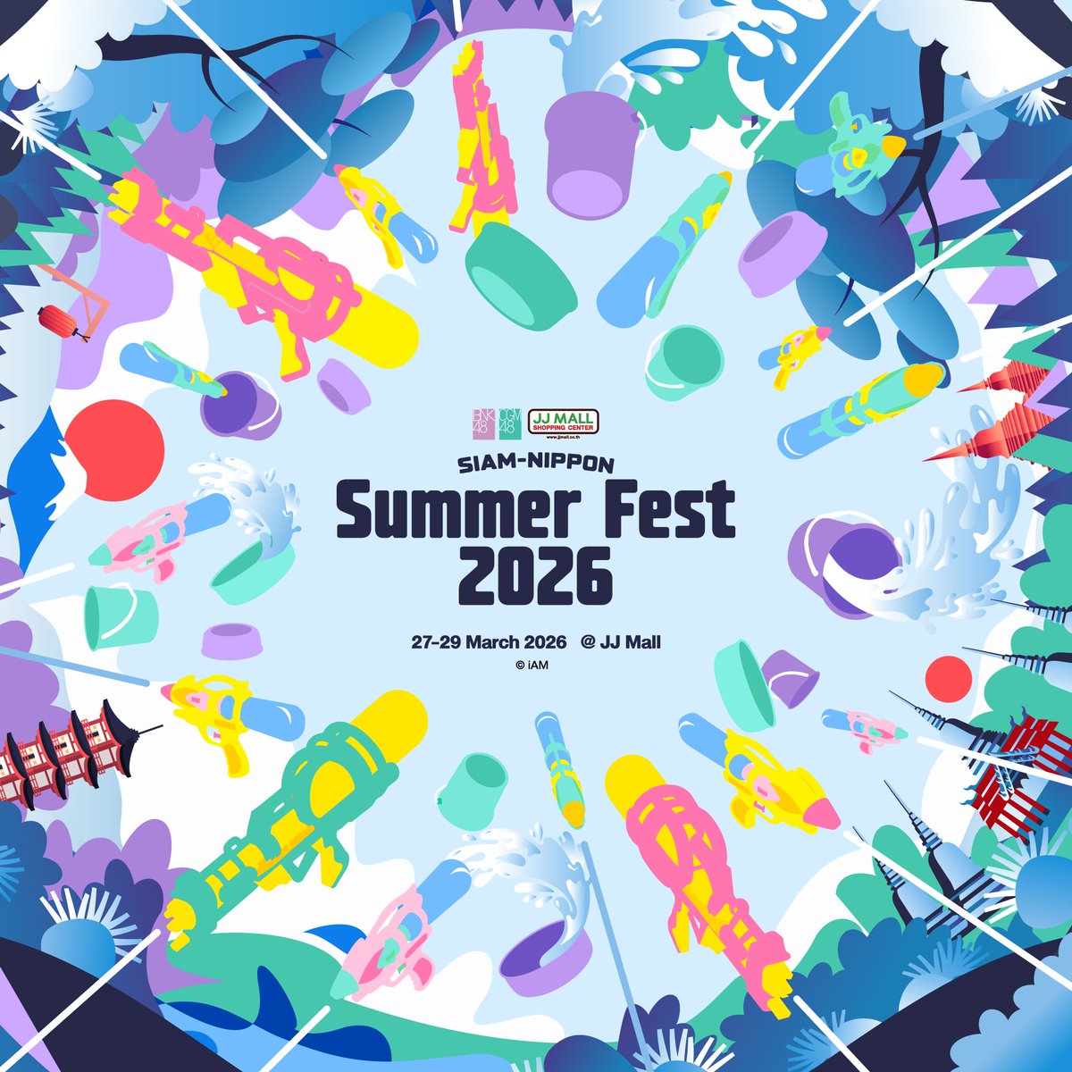 [💦🎏] #BNK48CGM48SummerFest2026

SAVE THE DATE!

BNK48 &amp; CGM48 Siam-Nippon Summer Fest 2026
27-29 March 2026 @ JJ Hall, JJ Mall

#BNK48 #CGM48