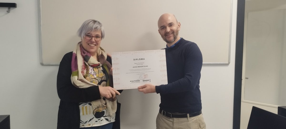 🎓 ¡Enhorabuena, Alicia!
Nos sentimos muy orgullosos de verte graduándote del Master BIM Manager aquí en Beam Formación. Tu esfuerzo, constancia y pasión por aprender te han llevado hasta aquí. ¡Este es solo el comienzo de grandes proyectos! 💙🚀

#bim #masterbim #felicidades