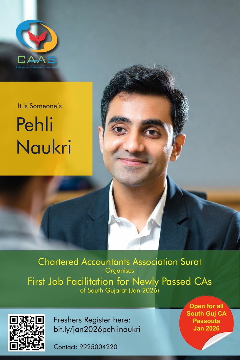 Chartered Accountants Association, Surat tweet media