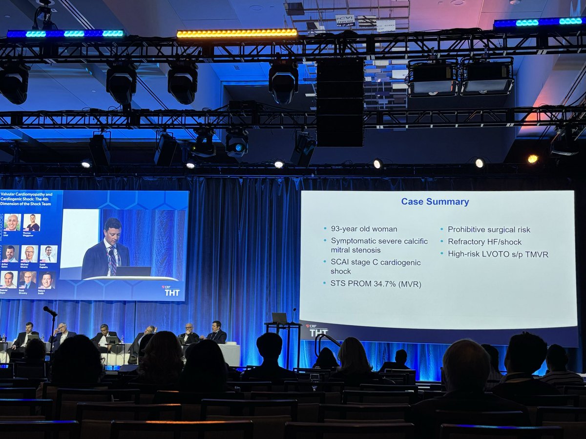 DHayesMD's tweet photo. During the Valvular Shock session 3/4 cases involved nonagenarians, reflecting shifting demographics of transcatheter valve population

Great discussion on complexity of care as patient age ⬆️ &amp; transcatheter options expand, esp when advanced therapies aren’t an option #THT2026 https://t.co/0o0kGaerzg