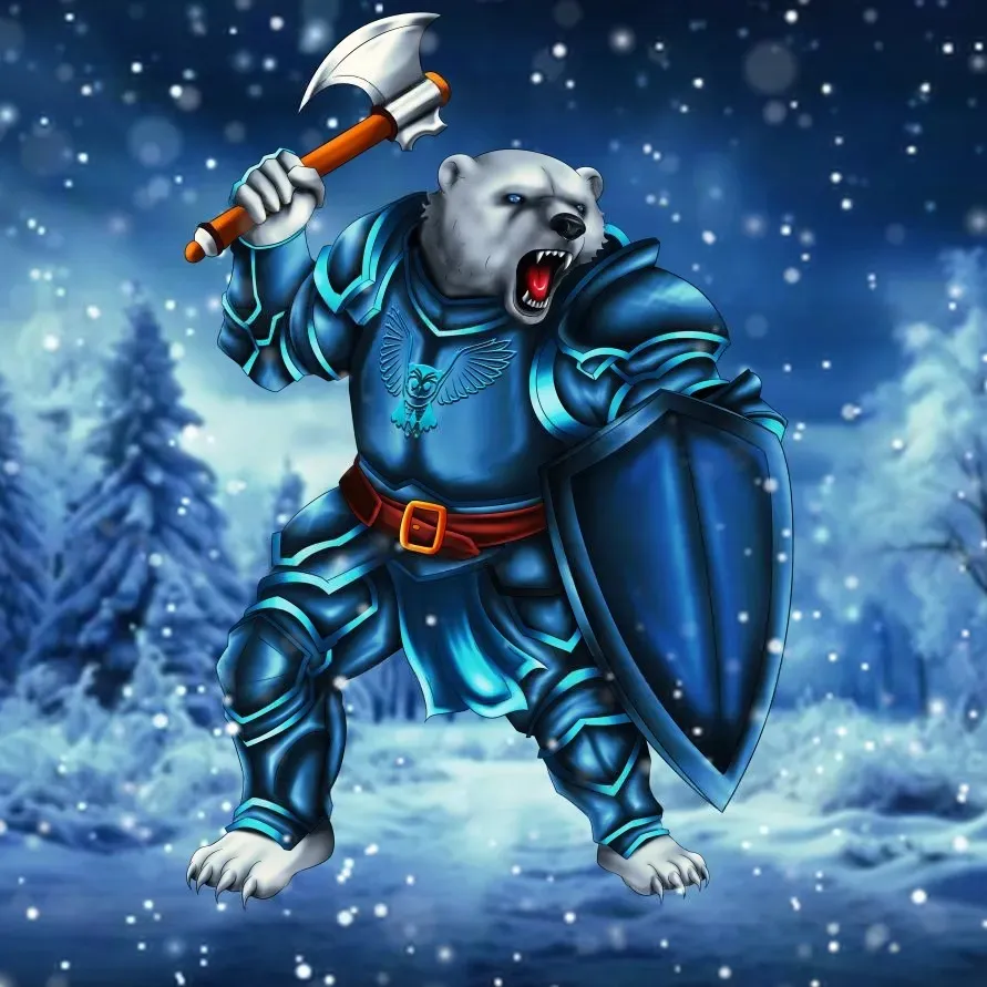 smile_fangs's tweet photo. Made this amazing piece of art for @Gplace88 
If you want any custom artwork, you're just a DM away ^^

#commissionopen #digitalartwork #polarbear #DnD #RPGBakin #RPG #ttrpg #dungeonsanddragons #AnimeWorld #twitch #kick https://t.co/BUw2xrEI4F