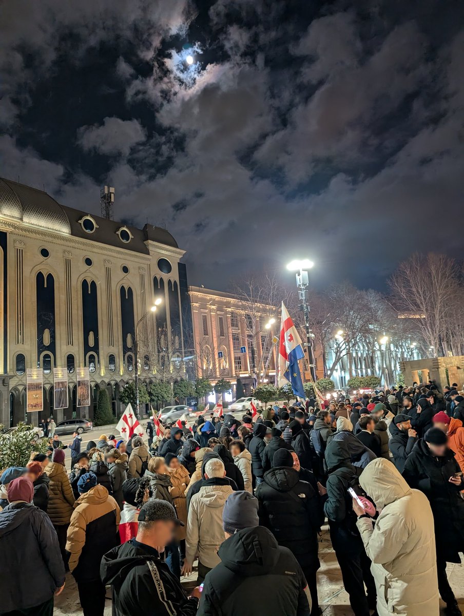 rusudanjakeli's tweet photo. Day 460 of daily, uninterrupted, nationwide protests in Georgia. 🇬🇪 https://t.co/zEt4bllfDo
