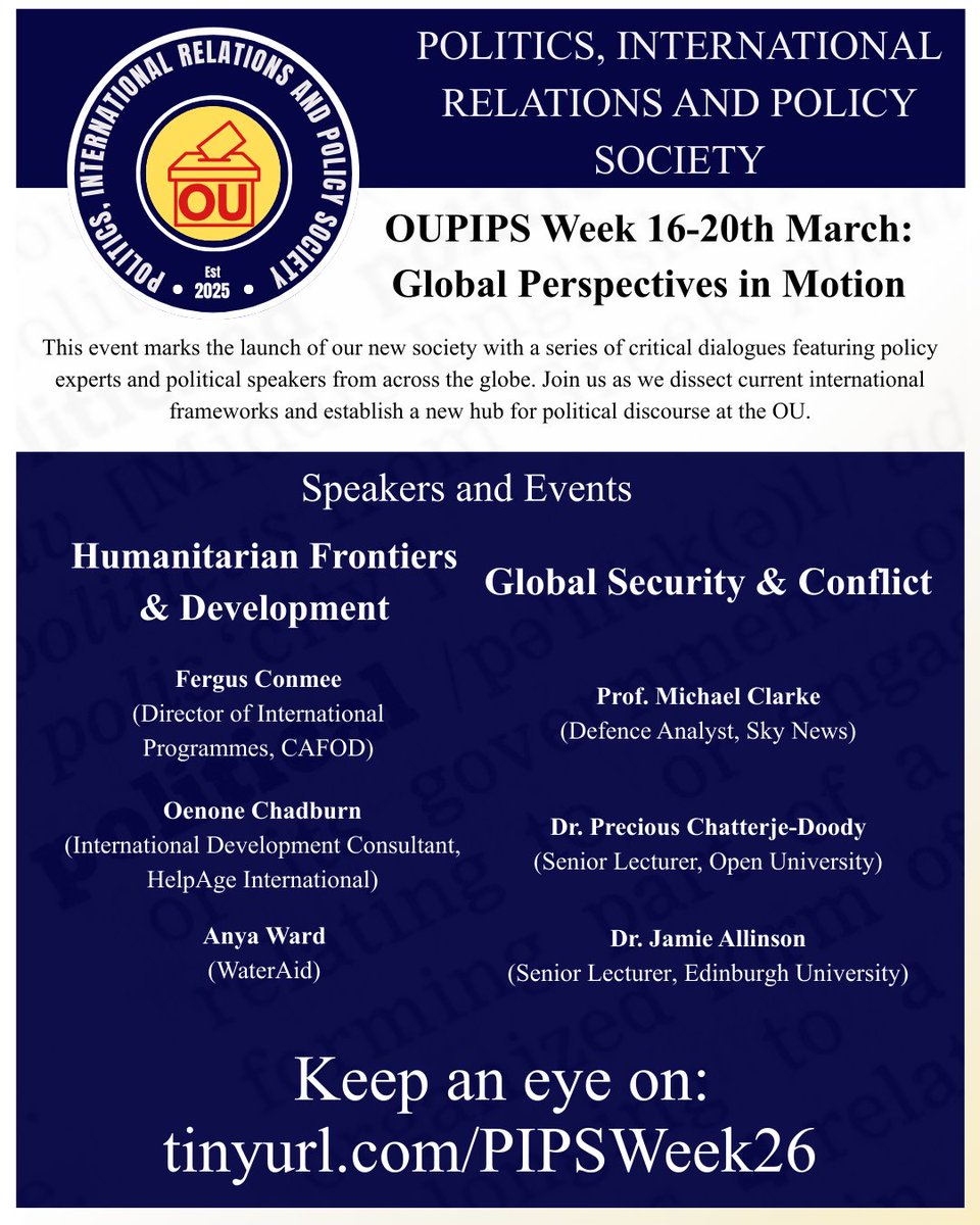 Politics International Relations & Policy Society tweet media