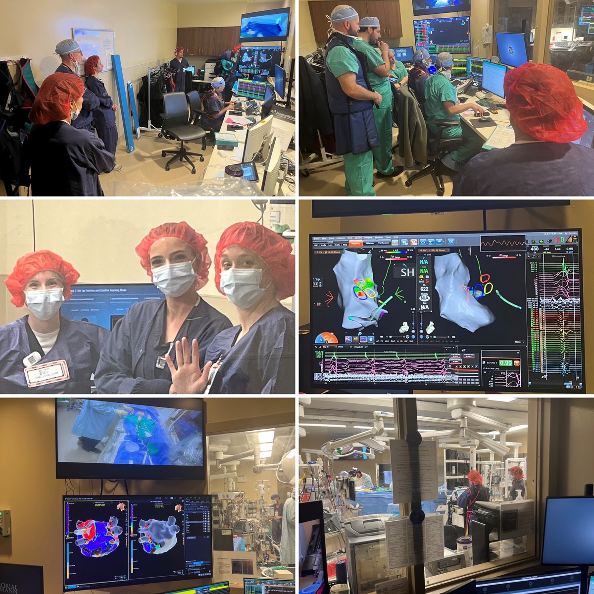 EpProgram's tweet photo. Clinical observations in the Texas Medical Center is a very unique opportunity for our students. Observing Physicians, industry reps and hospital staff during procedures, in the control room and the procedure room provides invaluable insights.

#electrophysiology #cardiology #biology #exercisephysiology #kinesiology #biomedicalengineering

https://t.co/cnjxRAljPx