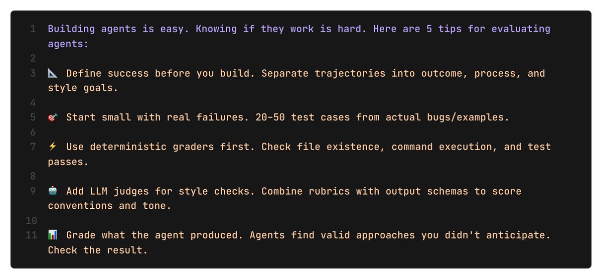 Evaluation tips graphic