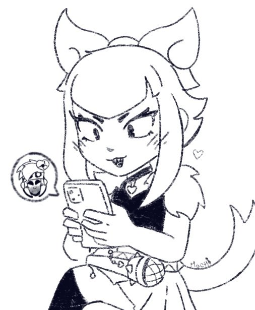 Mochi_Maryko's tweet image. #BrawlstarsArt
#Melodie x #Ziggy 🔮 💗🎤