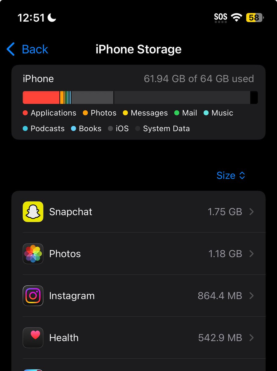 switdadot's tweet photo. Doubt this will get any type of attention but how can I get that system data down??? I tried the changing the time and date hack but it don’t work anymore. It’s taking up my entire storage https://t.co/tlNPwlnhNu