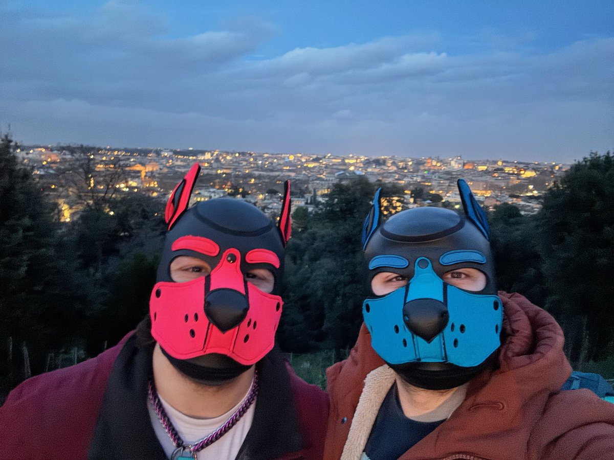 PinkPuppyAxel's tweet photo. Rome day 1! 

Finding our hotel // Copious amounts of pasta in a cute little Roman district (Trastevere) // Exploring the gorgeous city views 🥰🥰

🩵🐶: @InmateJackson https://t.co/ucpRTIsQoa