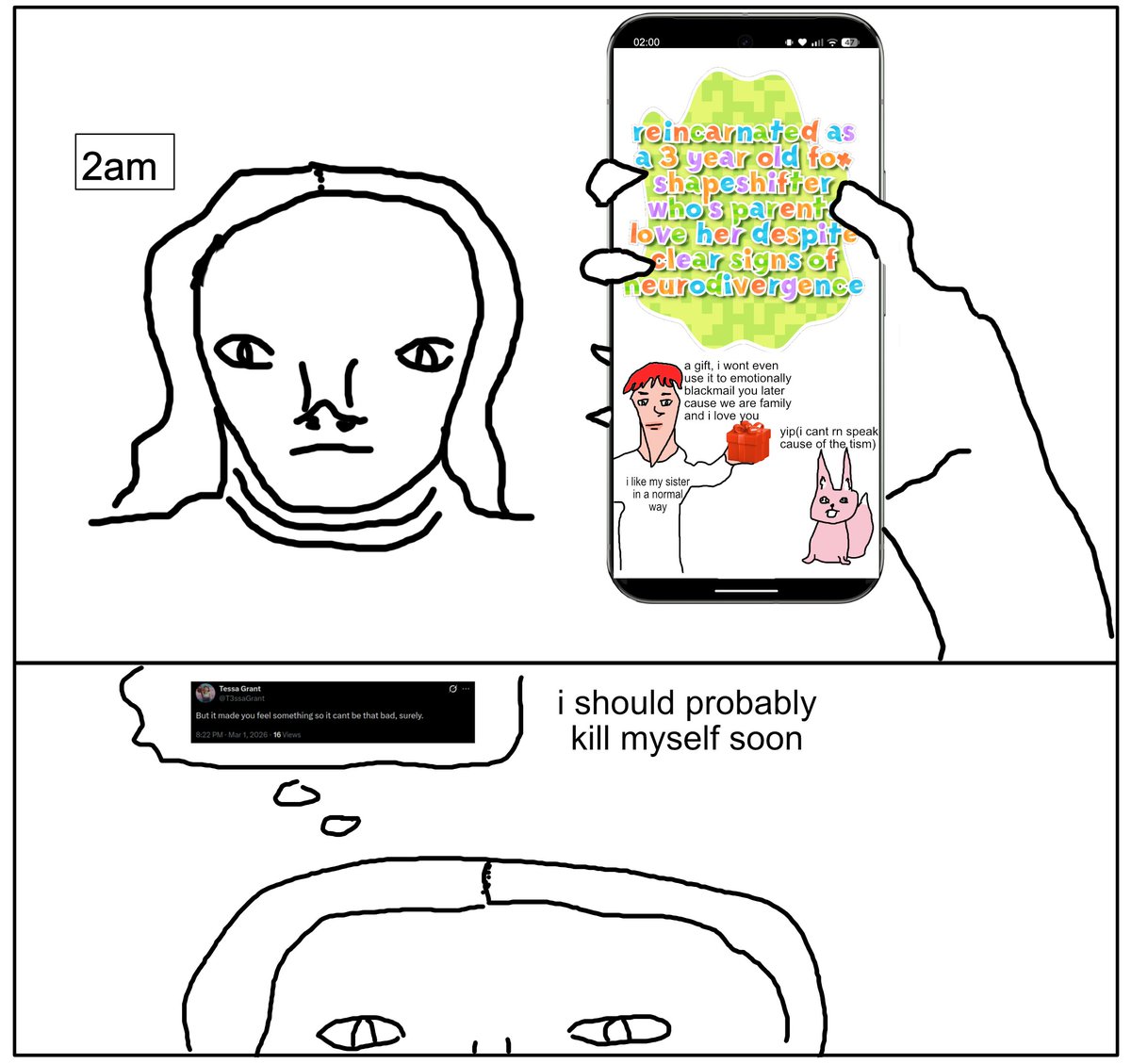 been thinking bout this reply since yesterday