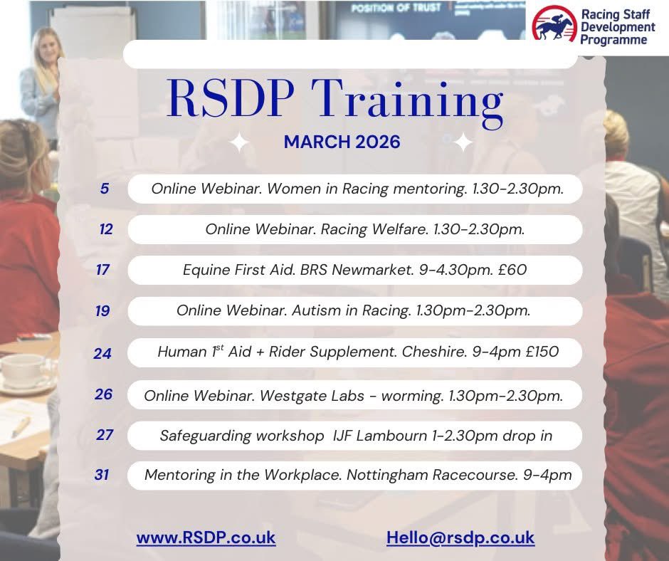 Racing staff development programme tweet media