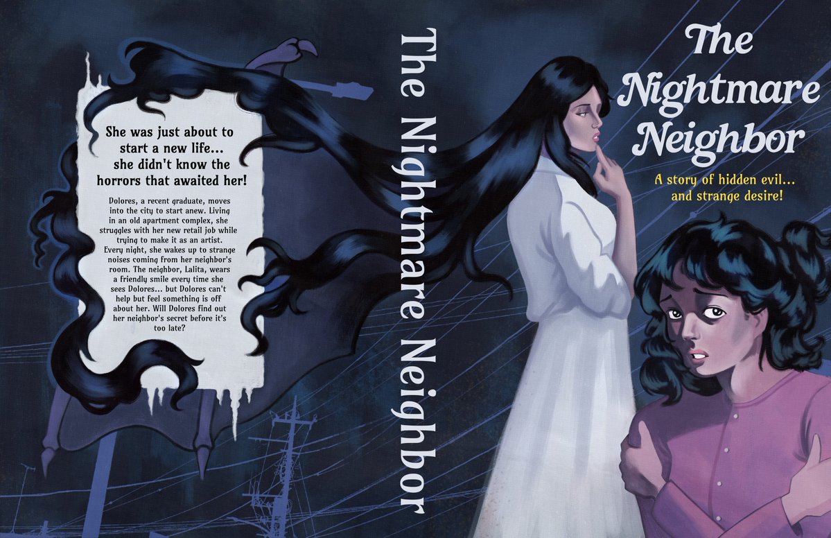 second book cover mock-up with characters done in collaboration with <a href="/Bin_HereBefore/">Bin</a> 🦇