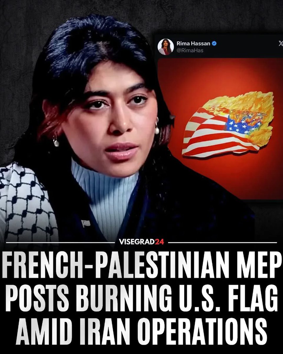 🇫🇷 🇵🇸 French-Palestinian MEP Rima Hassan Mobarak, was born stateless in a refugee camp in Syria before immigrating to France as a child.

The French gave her a home, safety, and a passport, and even elected her into the European Parliament, where she now pushes and promotes