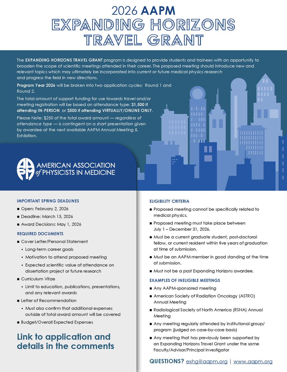 American Association of Physicists in Medicine tweet media