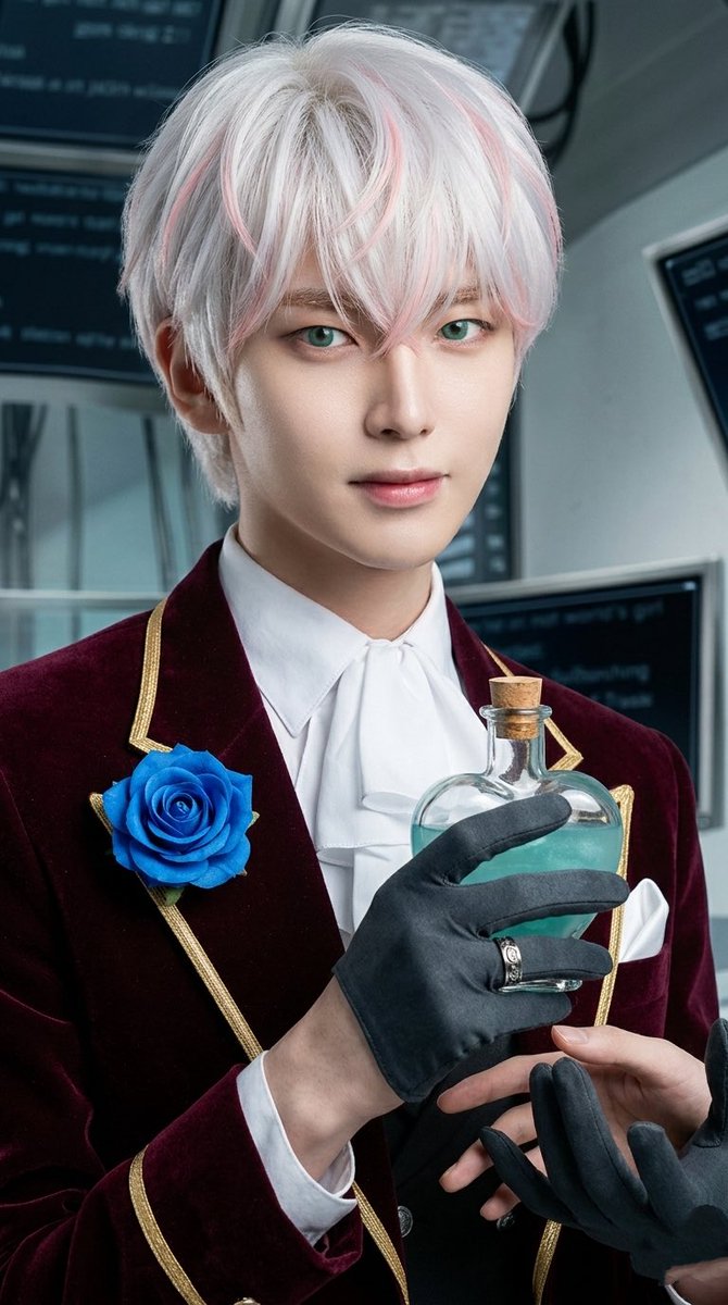 Lamu_13's tweet photo. I wonder what does he look in live action … 🫣#mysticmessenger https://t.co/1ik7veUIrB
