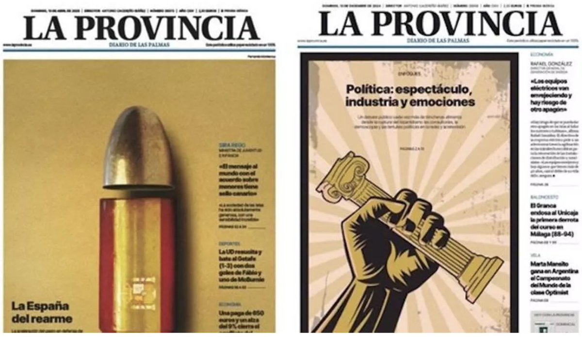 "La provincia", periódico mejor diseñado de Europa bit.ly/SdP2466