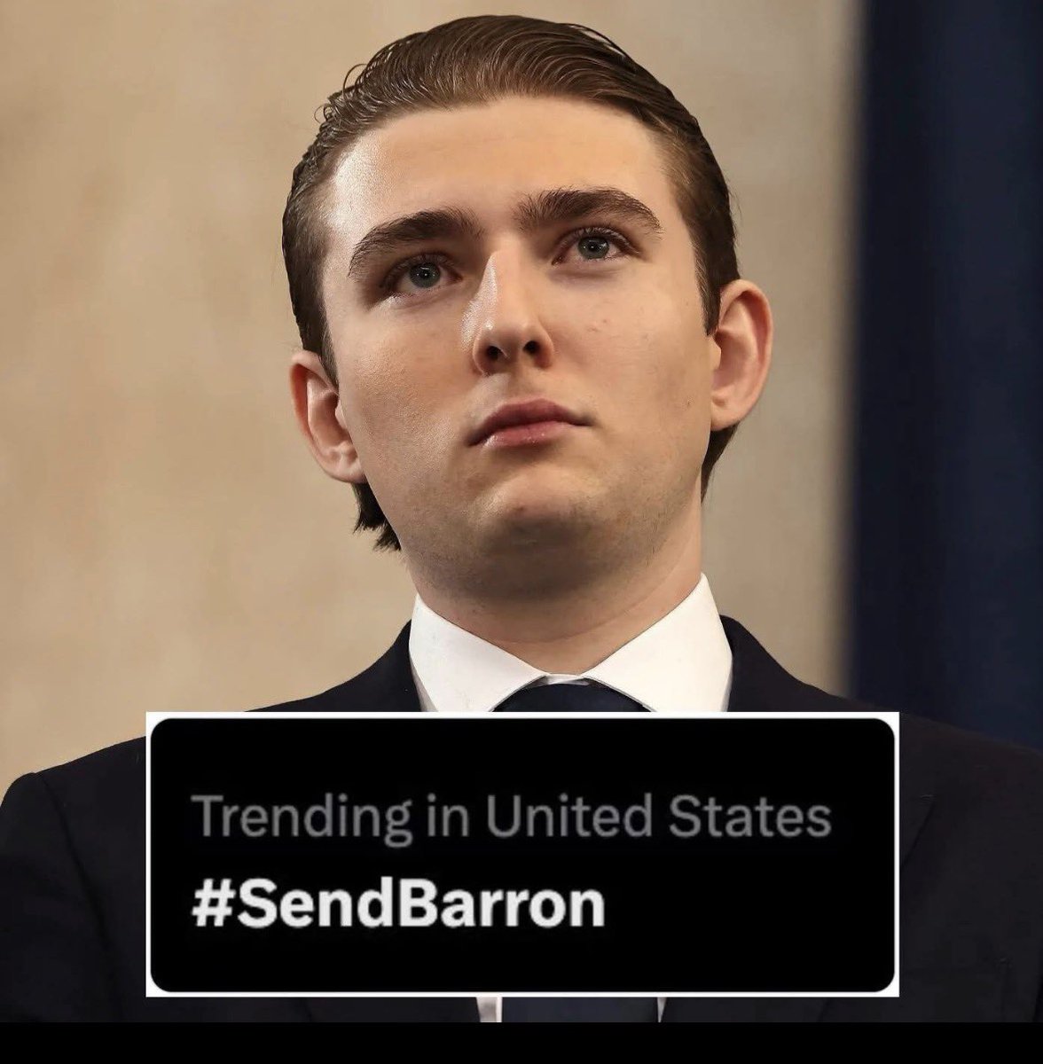 Marcellepagan's tweet photo. #SendBarron #SendBarronToWar 💣 https://t.co/Xdroh4xsWT