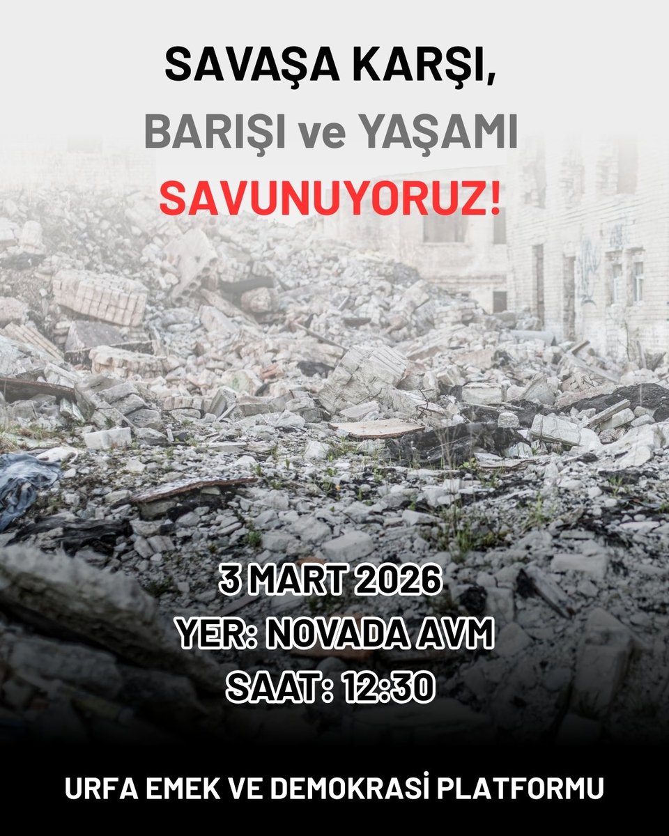 Urfa Emek ve Demokrasi Platformu tweet media