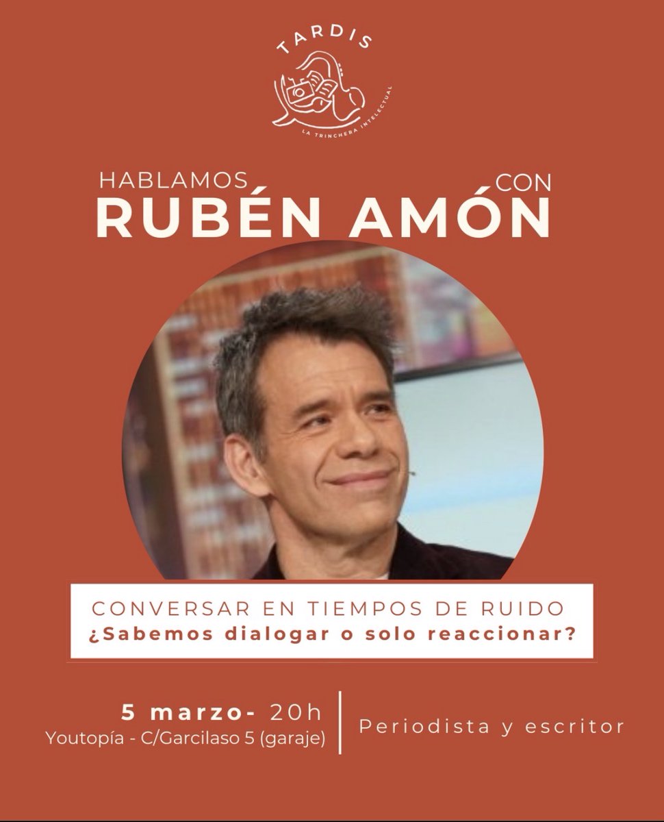 Ruben_Amon's tweet photo. El jueves nos vemos para hablar https://t.co/sSSxZ3gdSs