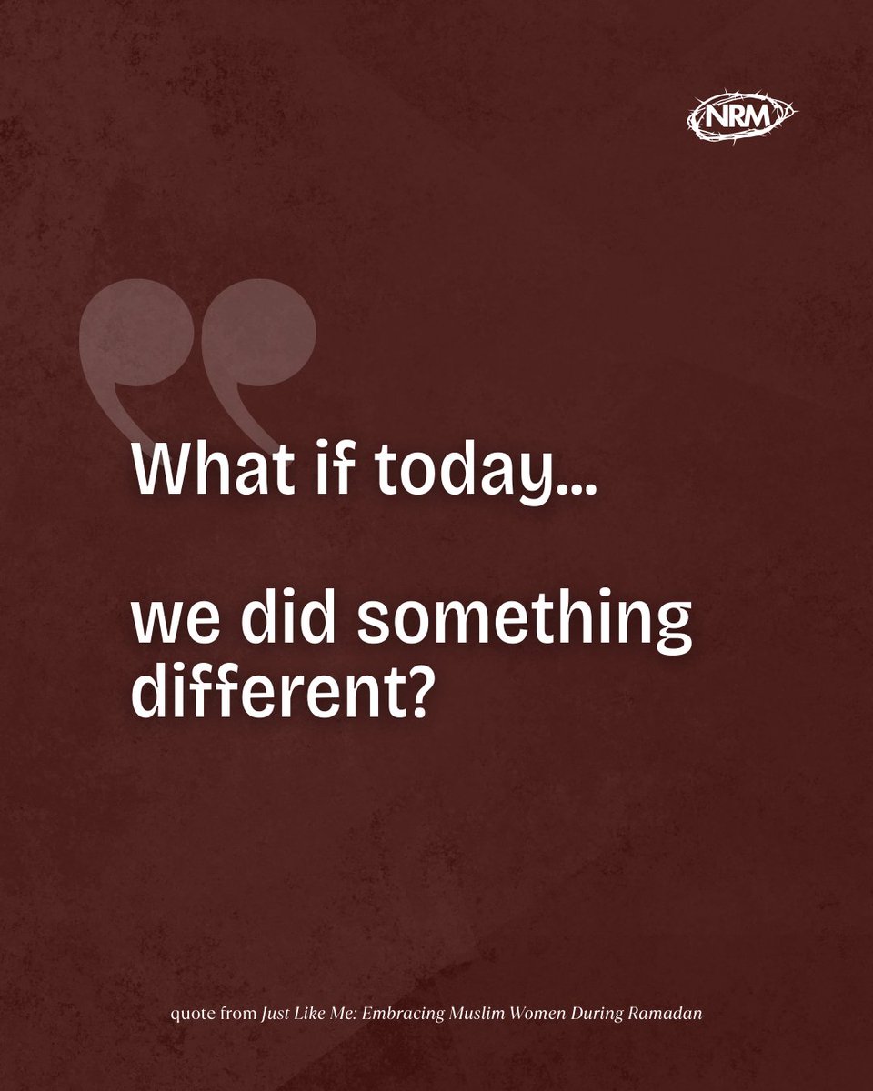 What if today we did something different?

One small step. One simple act of love. One conversation that changes everything.

If you’d like to read the full story, it’s on the blog 👉  nikripken.com/just-like-me-e…

#NikRipkenMinistries #Testimonies #Ramadan #Evangelism #NRMBlog