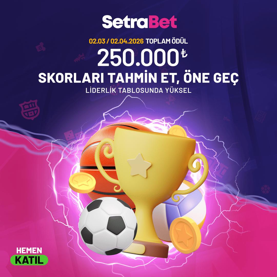 SetrabetxVip's tweet photo. 🏆 Spor Tutkunu, Turnuva'yla Kazanca Çevir!

🎯 Skorları tahmin et, öne geç!

📲 https://t.co/00kVHNqzCG 

🥇 Mart Ayı Spor Turnuvası'nda liderlik için mücadele başladı. Tam 250.000₺ ödül havuzundan payını al.

#bonus #setrabet #denemebonusu2026 https://t.co/V5djaxcTCk