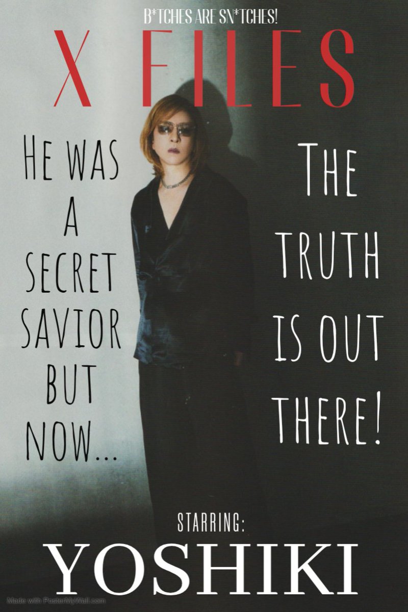 Rocklady19731's tweet photo. I was inspired by Yoshiki's beautiful new photos and made something...
#FakeFilmposter #YOSHIKI #fanart https://t.co/6ZXGZPjDoZ
