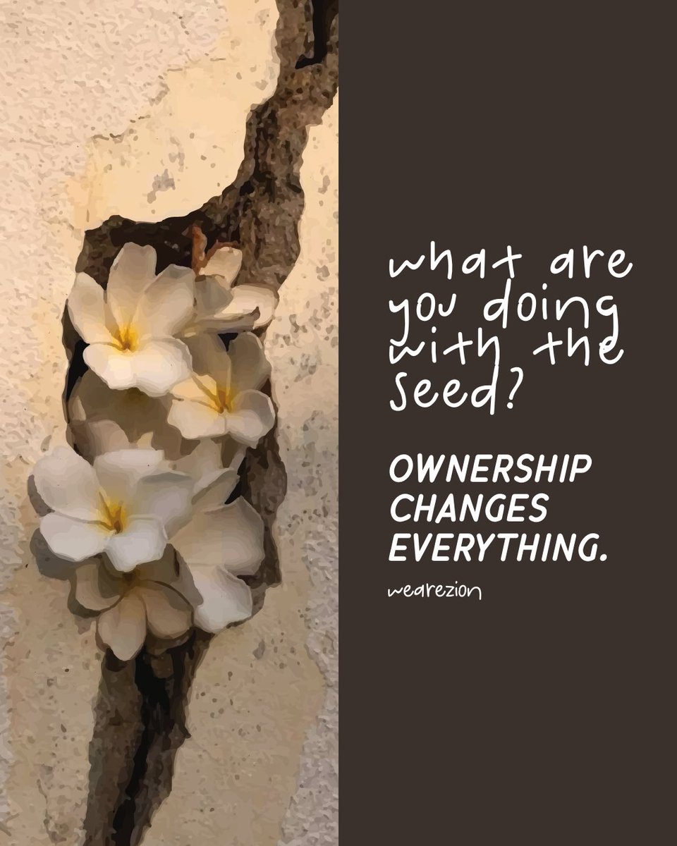 WearezionCo's tweet image. The seed was never meant to stay in your hands.
Some things are delayed because they’re protected too long.
This is a call to respond while the season is open.

#obediencelife #faithinpractice #wearenzion

seed, obedience, presence, mission, surrender, calling, growth