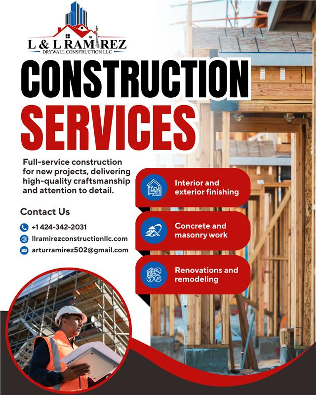 ramirezdrywallc's tweet image. At L &amp;amp; L Ramirez Drywall Construction, we transform your ideas into solid, functional spaces with impeccable finishes. 🏗️✨

🌐llramirezconstructionllc.com
#LLRamirezConstruction #Drywall #DrywallInstallation #DrywallRepairs #texturing #plastering #plaster #plaster #StuccoInstallation