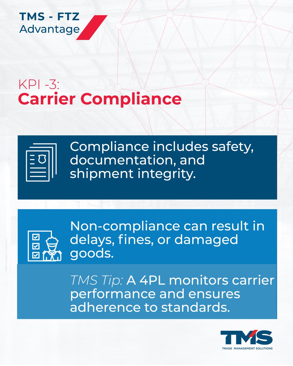 TMSolutionsLP's tweet image. 4 KPIs Warehouse &amp;amp; Traffic Managers Can’t Ignore. The right KPIs help you identify bottlenecks, optimize operations, and ensure your supply chain runs smoothly.

#WarehouseManagement #TrafficManagement #4PL