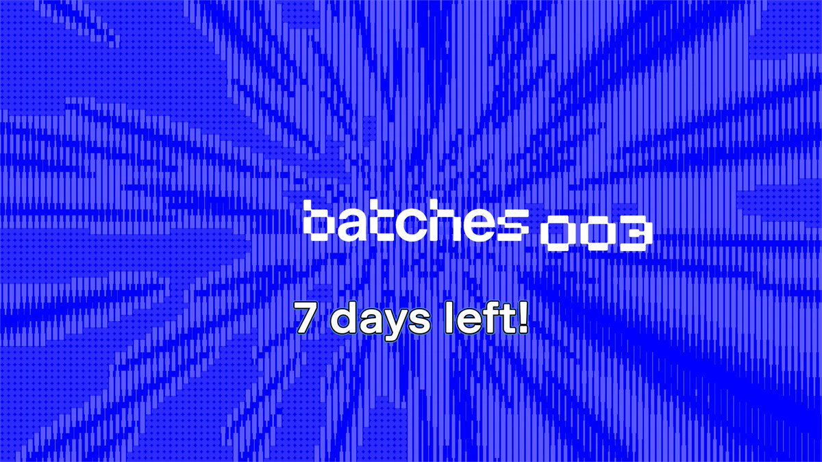 7 days left for Startup Track applications.

Pre-product, pre-launch, or pre-seed? All welcome.
If you have conviction, direction, and are actively building, this is for you.

Don’t wait for perfect.