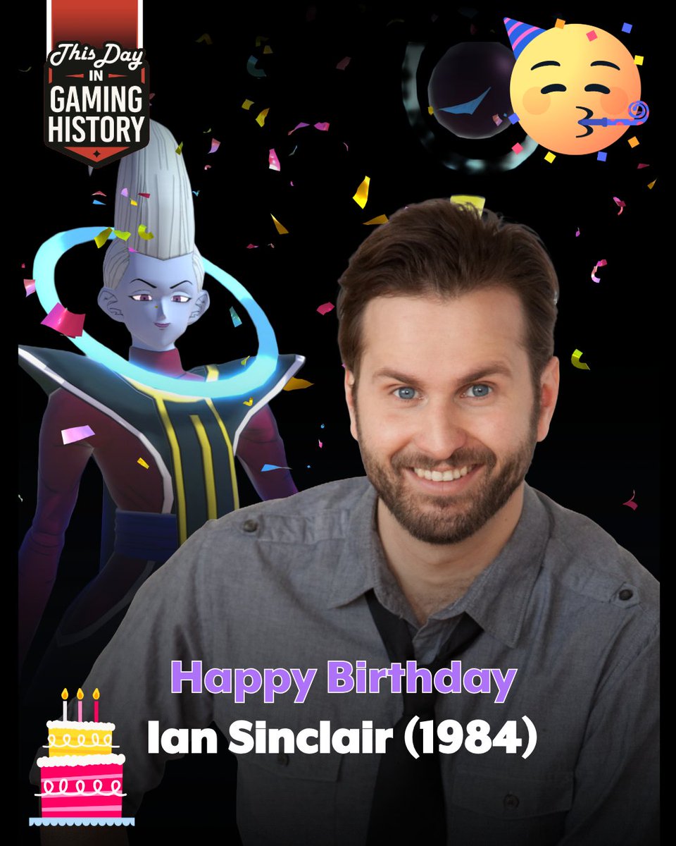 ThisDayGaming's tweet photo. Happy 42nd Birthday to Ian Sinclair! 🎂🎙️🥳
Voice of Whis (Dragon Ball games), Dandy & Brook turns 42—epic anime/game VO performances that bring worlds alive!
#IanSinclair https://t.co/KOgrUBVK6o