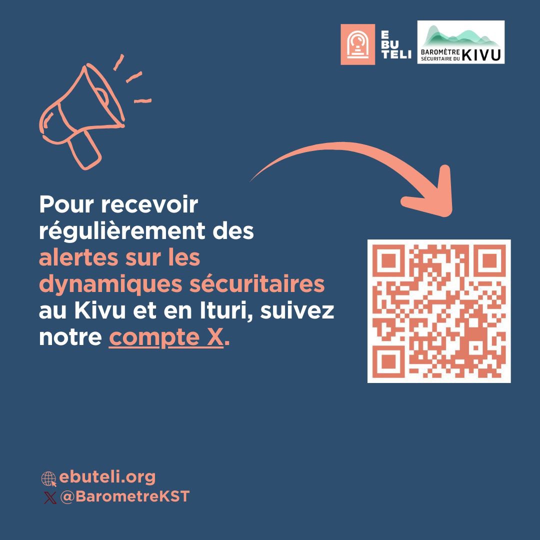 Baromètre sécuritaire du Kivu tweet media