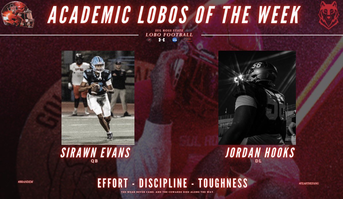 Sul Ross Football tweet media