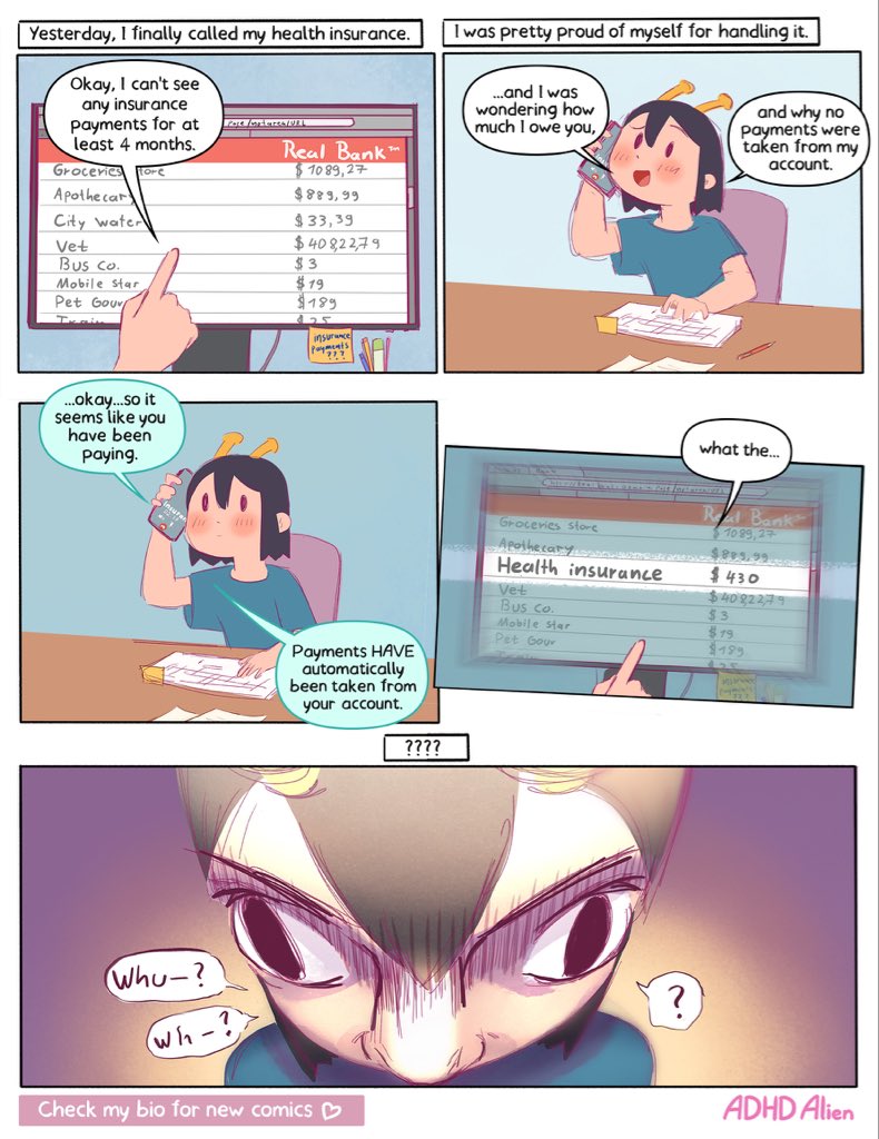 Is this reverse ADHD tax??? A parallel universe? I swear I checked like 5 times and saw NOTHING 