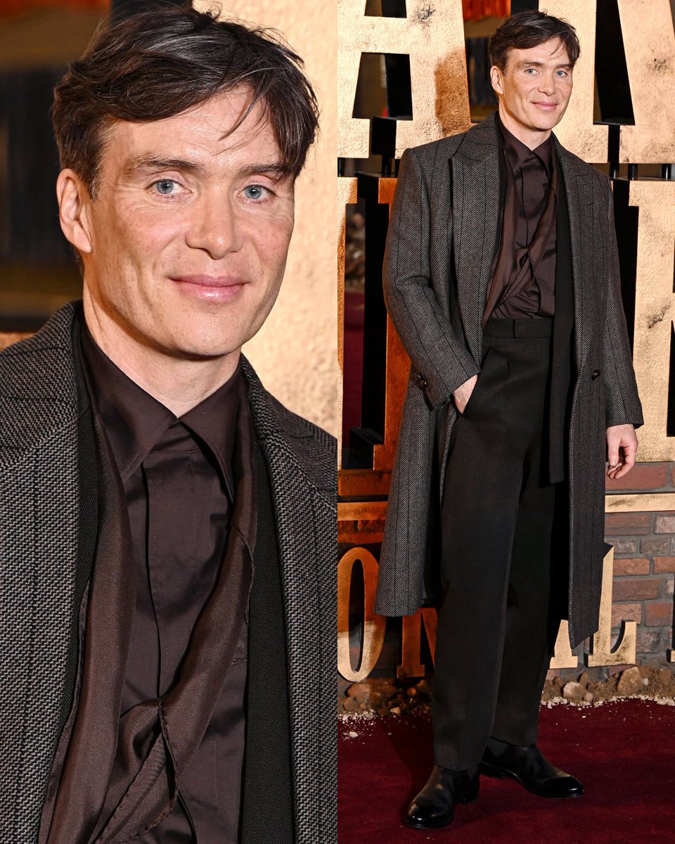 Cillian Murphy attends the ‘PEAKY BLINDERS: THE IMMORTAL MAN’ premiere. 📷