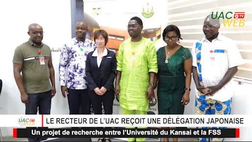 LE RECTEUR DE L’UAC REÇOIT UNE DÉLÉGATION JAPONAISE

 youtu.be/kKnjLCZlaxU?si… via <a href="/YouTube/">YouTube</a>
