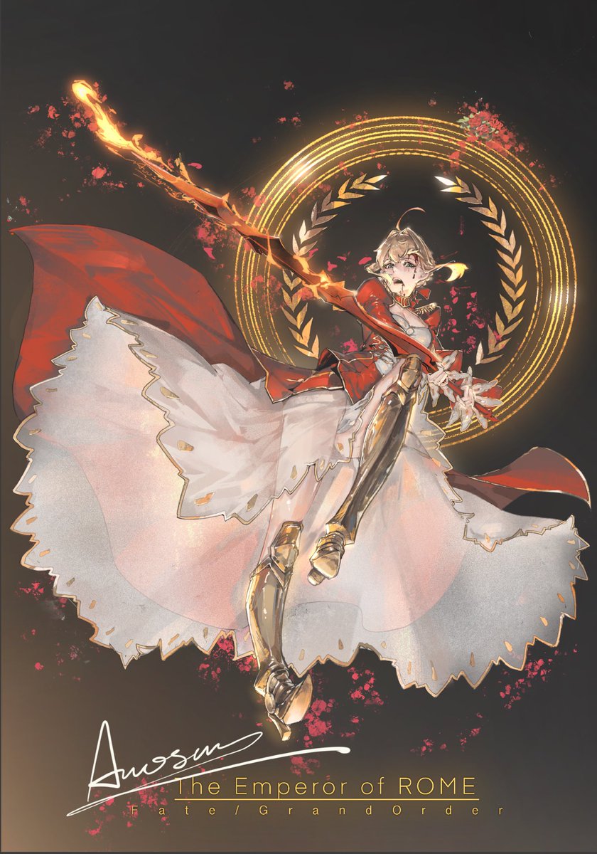 🌹NERO·绘🌹
#FGO 
#ネロ・クラウディウス