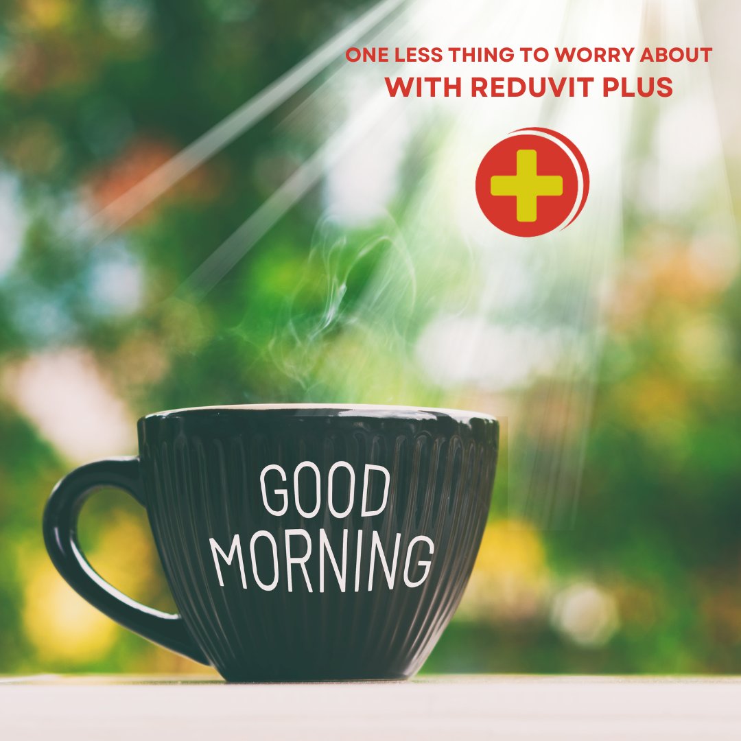ReduvitPlus's tweet photo. For many people, peace of mind comes from knowing they’ve already done one good thing for their body - before emails, meetings, school runs and summer heat take over.

Reduvit Plus helps create a strong nutritional foundation with essential vitamins and minerals, all in one. https://t.co/0PE0NZ8GeS