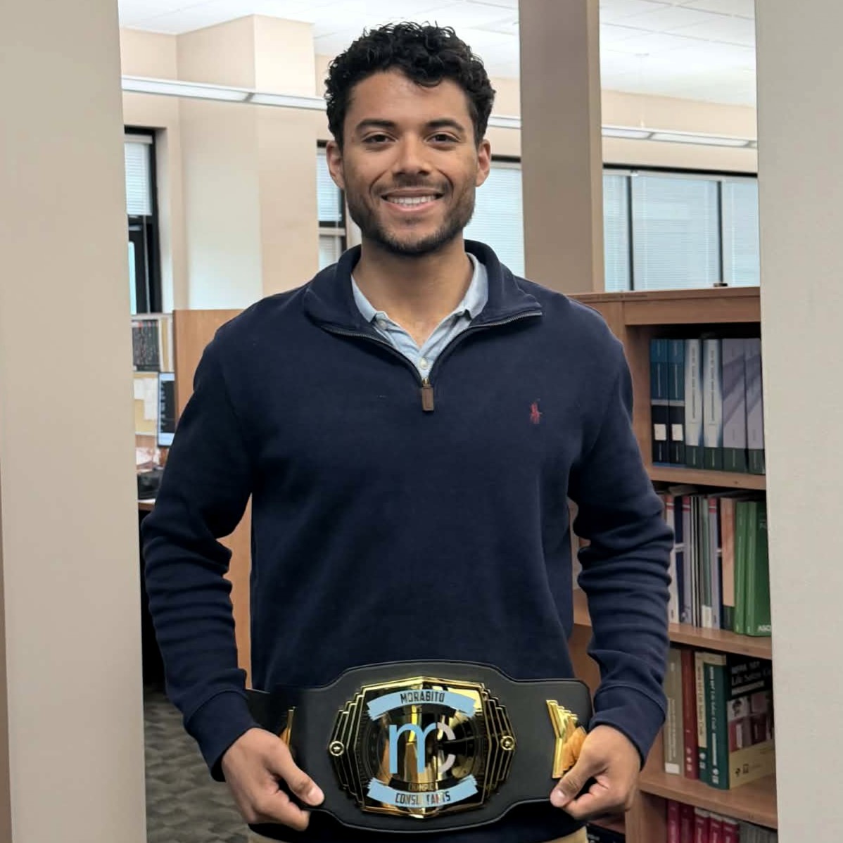 MorabitoConsult's tweet photo. MC  kicked off a series of office challenges to add  competition to the workday. 
February Chalelnge: Water-only hydration, Monday through Friday, all month long.
With an impressive 320 cups, Brandon takes the MC Championship Belt!  Follow along and see who will be champion next! https://t.co/MVixScKwbR