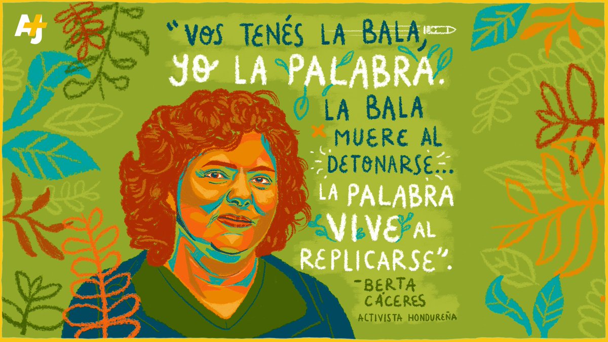 ajplusespanol's tweet photo. Berta Cáceres vive en las ideas por las que luchó y en la rabia que dejó su asesinato. Hoy hace una década fue baleada en su propia casa.  

Era opositora a la construcción de la presa hidroeléctrica Agua Zarca por considerarla una amenaza para el territorio indígena en Honduras. https://t.co/mzMn2lW47G