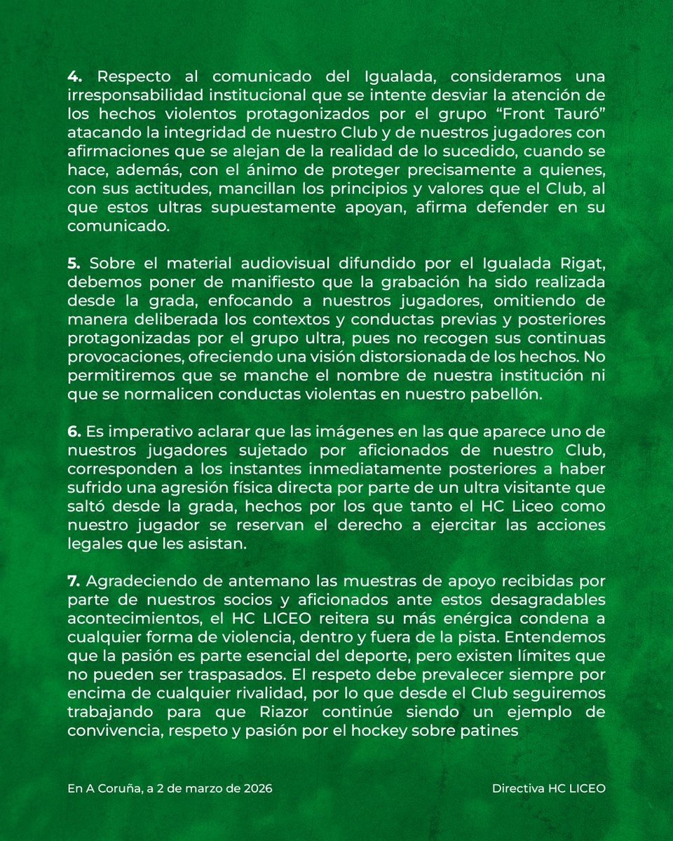 Hockey Club Liceo 🥬 tweet media