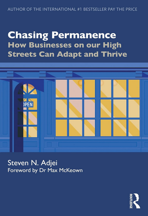 📘Chasing Permanence
Author: <a href="/stevenadjei/">steven adjei</a>
Publisher: <a href="/routledgebooks/">Routledge Books</a>

📚📙📘
<a href="/LanceScoular/">Lance Scoular🧭🌐The Savvy Navigator</a>🧭🌐 Founder <a href="/KeyDirections/">Key Directions 🧭🌐🇦🇺</a> 🗺️
#amazoninfluencer #book #ad #amazonbooks #fromtheauthorsmouth #Chasing #Permanence #How #Businesses #High #Streets #Can #Adapt #Thrive

amazon.co.uk/Chasing-Perman…