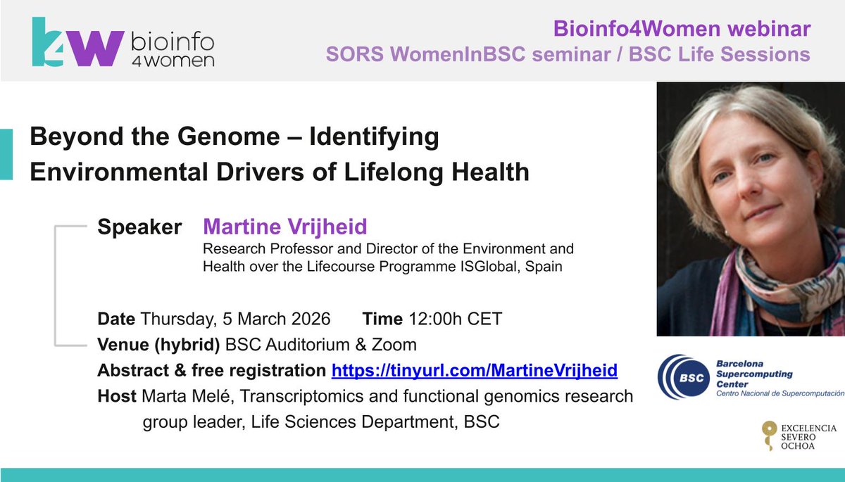 Bioinfo4Women tweet media