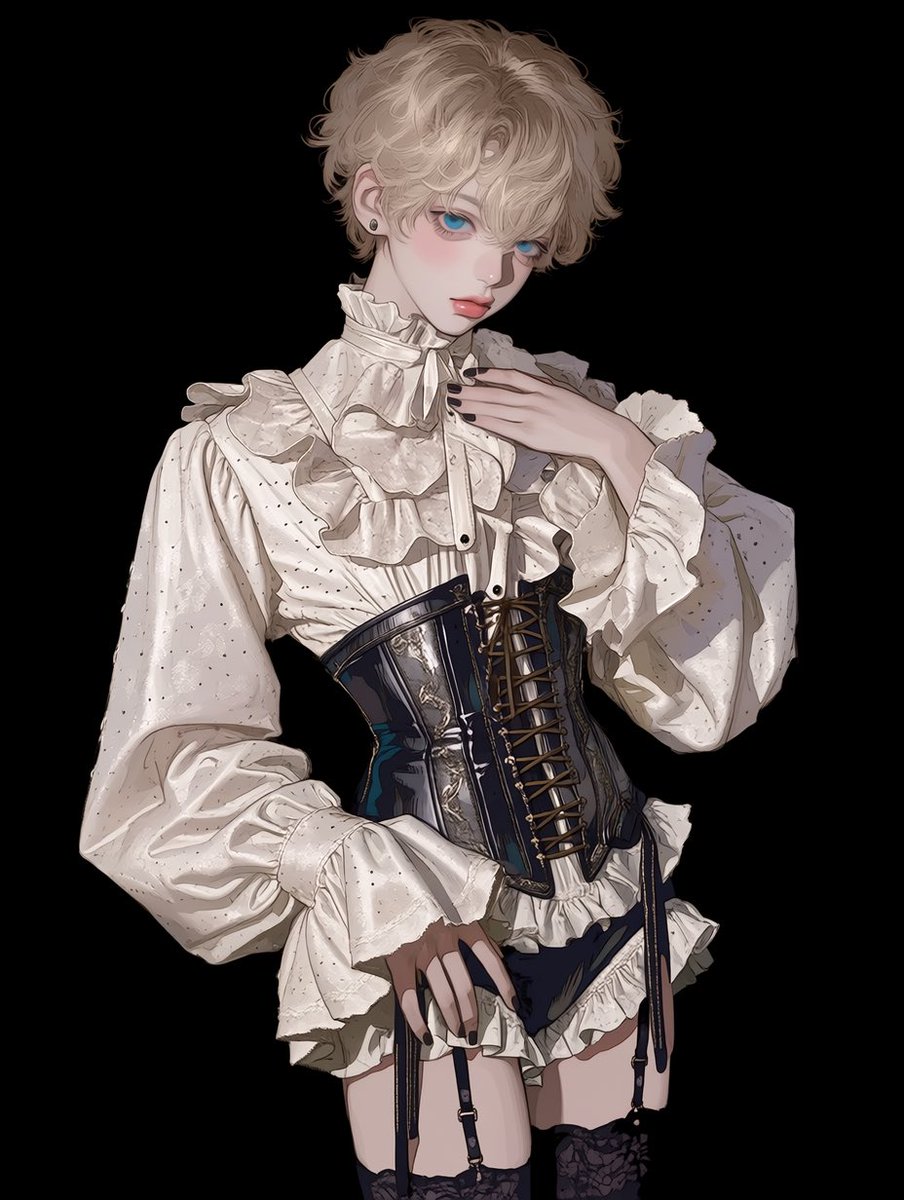 shake_armk's tweet photo. #AIコルセット男子を愛でる https://t.co/dBqDGuEEVY