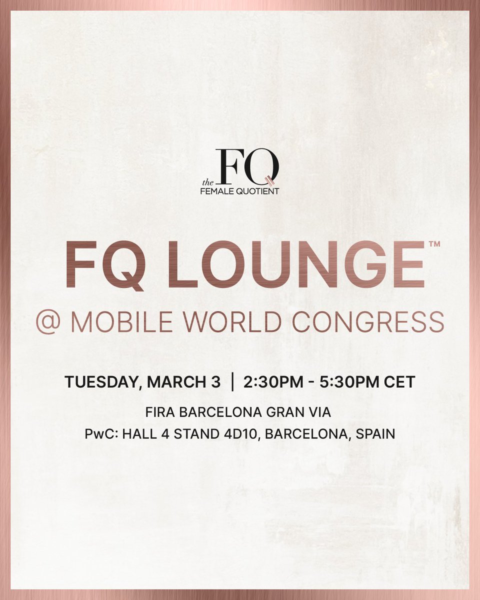 The Female Quotient tweet media