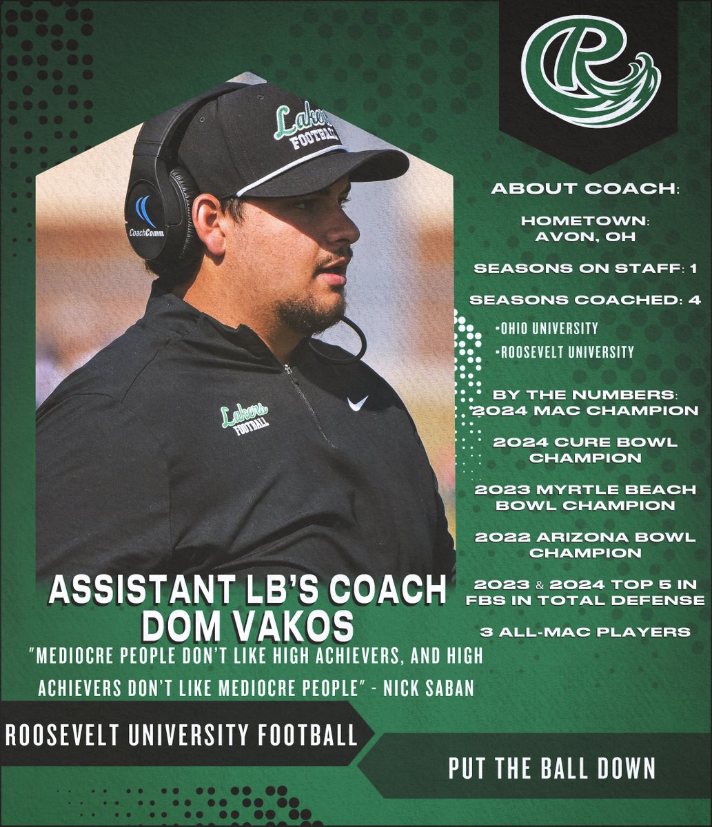 Roosevelt University Football tweet media