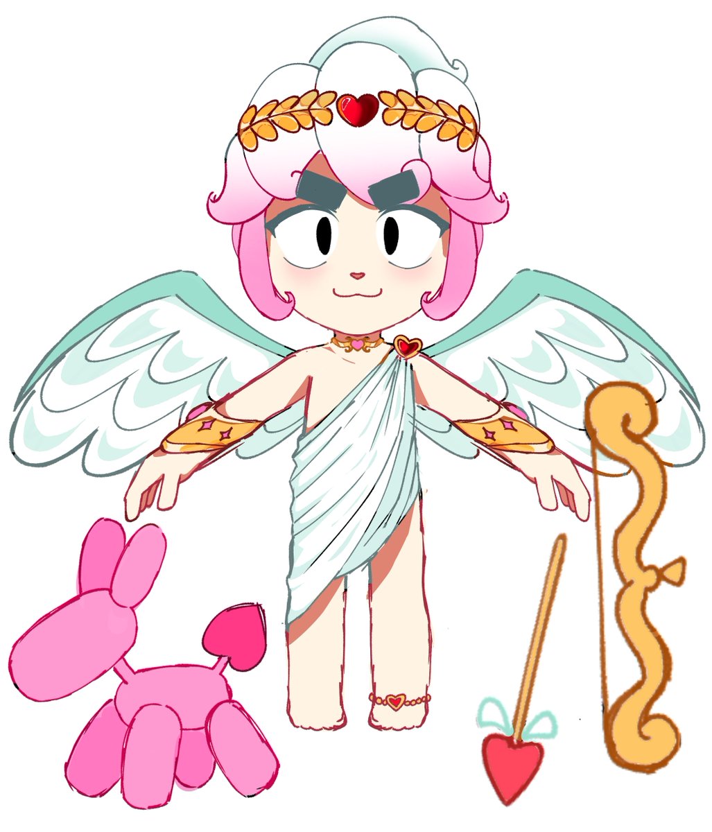 hibikibear's tweet photo. Cupid Gus, Here to help (Ruin) find ur next love 

Love is love, isnt it?

{Tags} #Brawlstars #BrawlstarsGus #BrawlstarsFanart #Gusbrawlstars #Gus  #BrawlStarsArt #Fanmade https://t.co/9gKiXRI2Ra