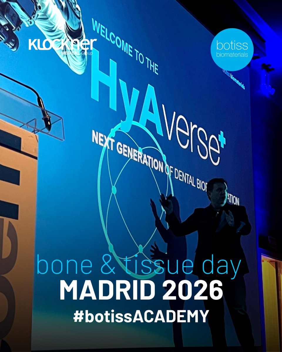 BotissB's tweet image. Throwback to an inspiring Bone &amp;amp; Tissue Day in Madrid 🇪🇸✨ Together with Klockner, we welcomed 500+ participants for a full day of scientific exchange in bone and tissue regeneration, including an interactive “Tabanella Day” on NOVAMag® SHIELD. Thank you all! 

#botiss #Klockner