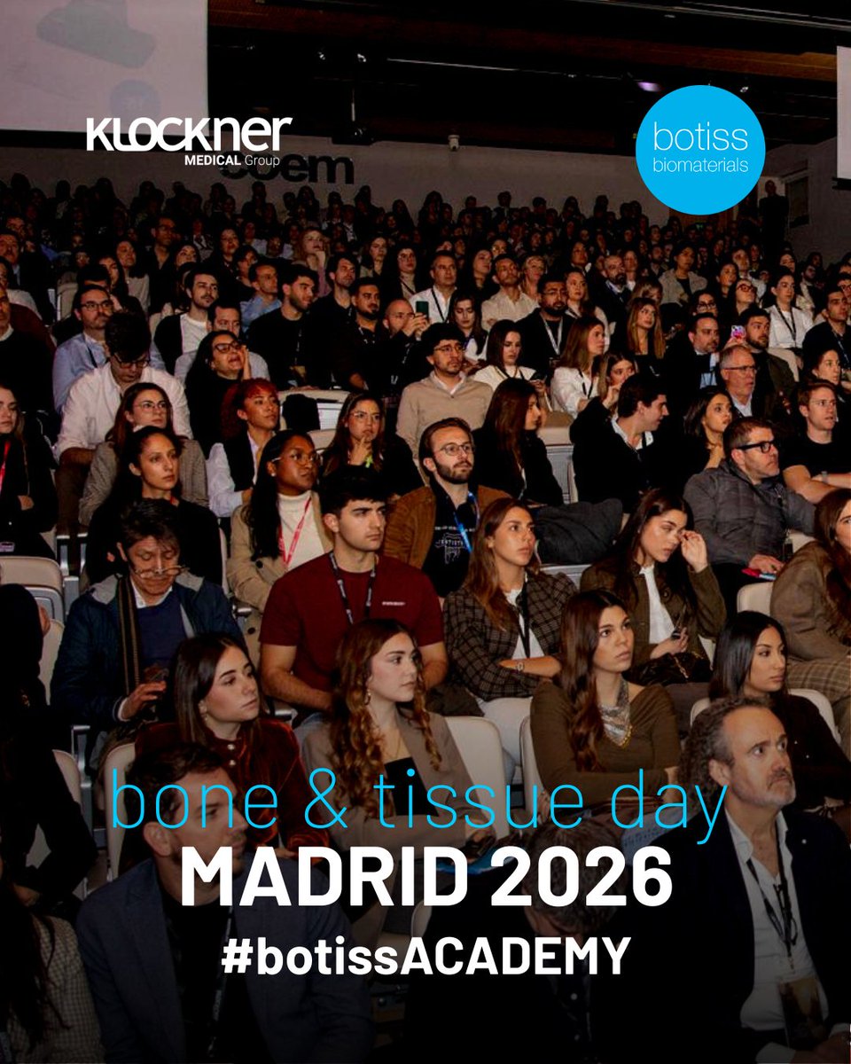 BotissB's tweet image. Throwback to an inspiring Bone &amp;amp; Tissue Day in Madrid 🇪🇸✨ Together with Klockner, we welcomed 500+ participants for a full day of scientific exchange in bone and tissue regeneration, including an interactive “Tabanella Day” on NOVAMag® SHIELD. Thank you all! 

#botiss #Klockner