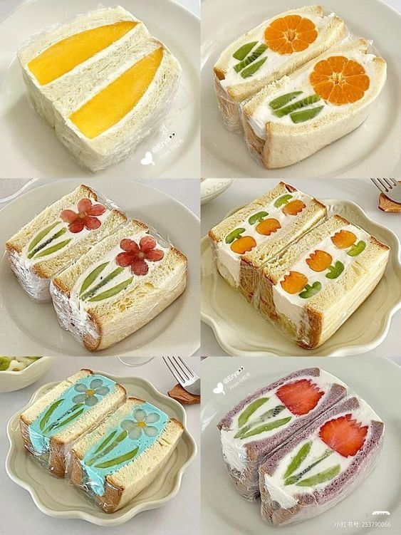 daily_dolce's tweet photo. Different types of fruit sandwiches https://t.co/tygUk2ddZu